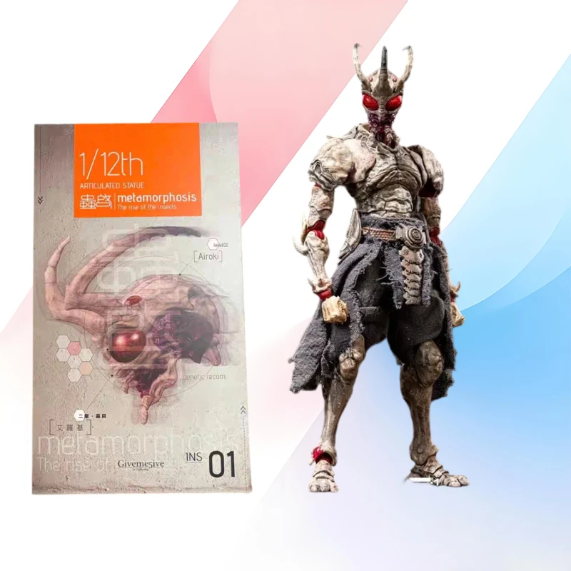 

В наличии: Оригинальная фигурка Giveme5ive Metamorphose The Rise of Insects Airoki в коробке, модель-игрушка, подарок для ребенка, упаковка в пенопластовой коробке