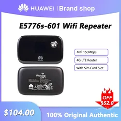 Original Unlocked Huawei E5776s-601 Wifi Repeater Mifi 150Mbps 4G LTE Router Network Signal Repeater With Sim Card Slot