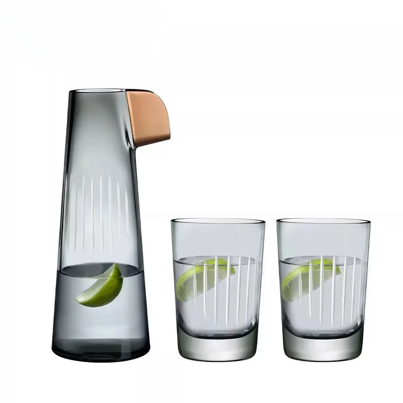 

Parrot crystal glass water cup kettle creative light luxury water set