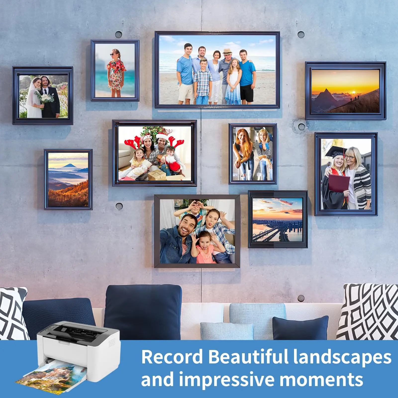 กระดาษภาพถ่ายเคลือบเงา KRYON ขนาด 8.3x11.7 นิ้ว 230 แกรม 20 แผ่น พิมพ์ด้านเดียว สำหรับเครื่องพิมพ์อิงค์เจ็ท แห้งเร็ว สีสดใส แพ็คสุดคุ้ม