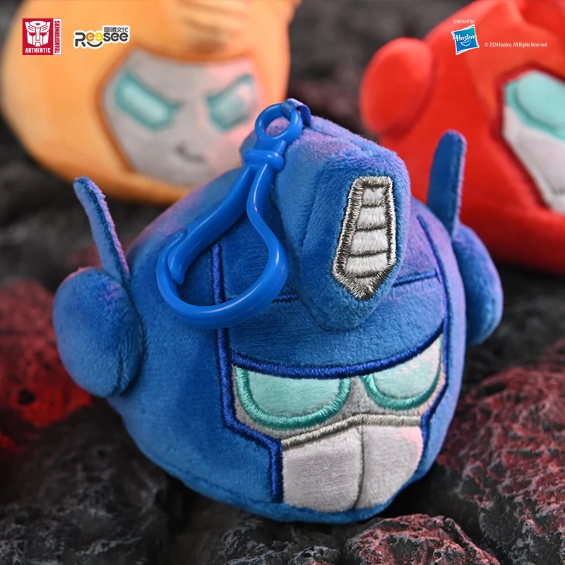 Transformers Plush Pendant Blind Box (Pick a Random One), Optimus Prime Megatron Cartoon Doll Keychain Bag Charm Fans Gifts