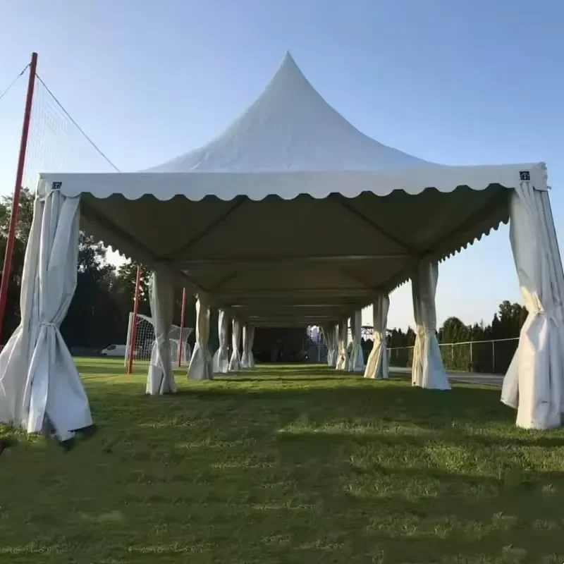for Outdoor Waterproof Aluminum Pagoda Marquee Tent 4x4m 5x5m 6x6m Event Wedding Gazebo for Party