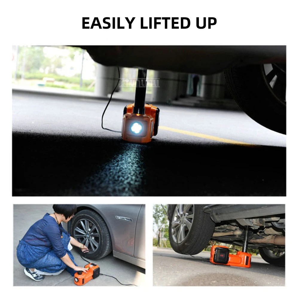 12V Three-in-One Electric Hydraulic Jack 5T Off-road SUV lifting equipment Tire changing tool