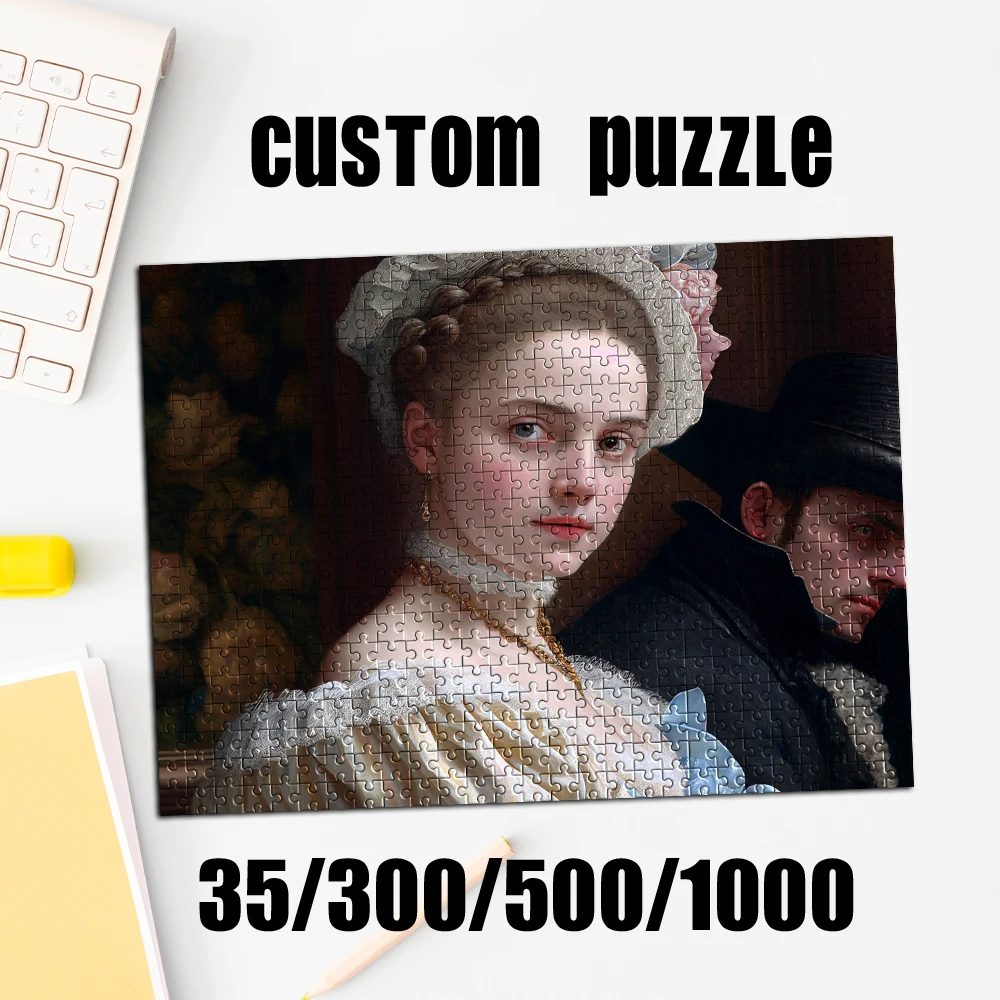 

35/300/500/1000pcs Personalized Custom Photo Puzzle photo Autumn Winter For Housewarming Bedroom Living Room For Children's Day