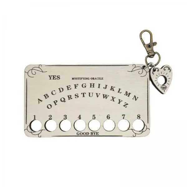 Portable Wood Floss Storage Board 8 Position Embroidery Thread Organizer Card for Cross Stitch Supplies and Sewing Projects