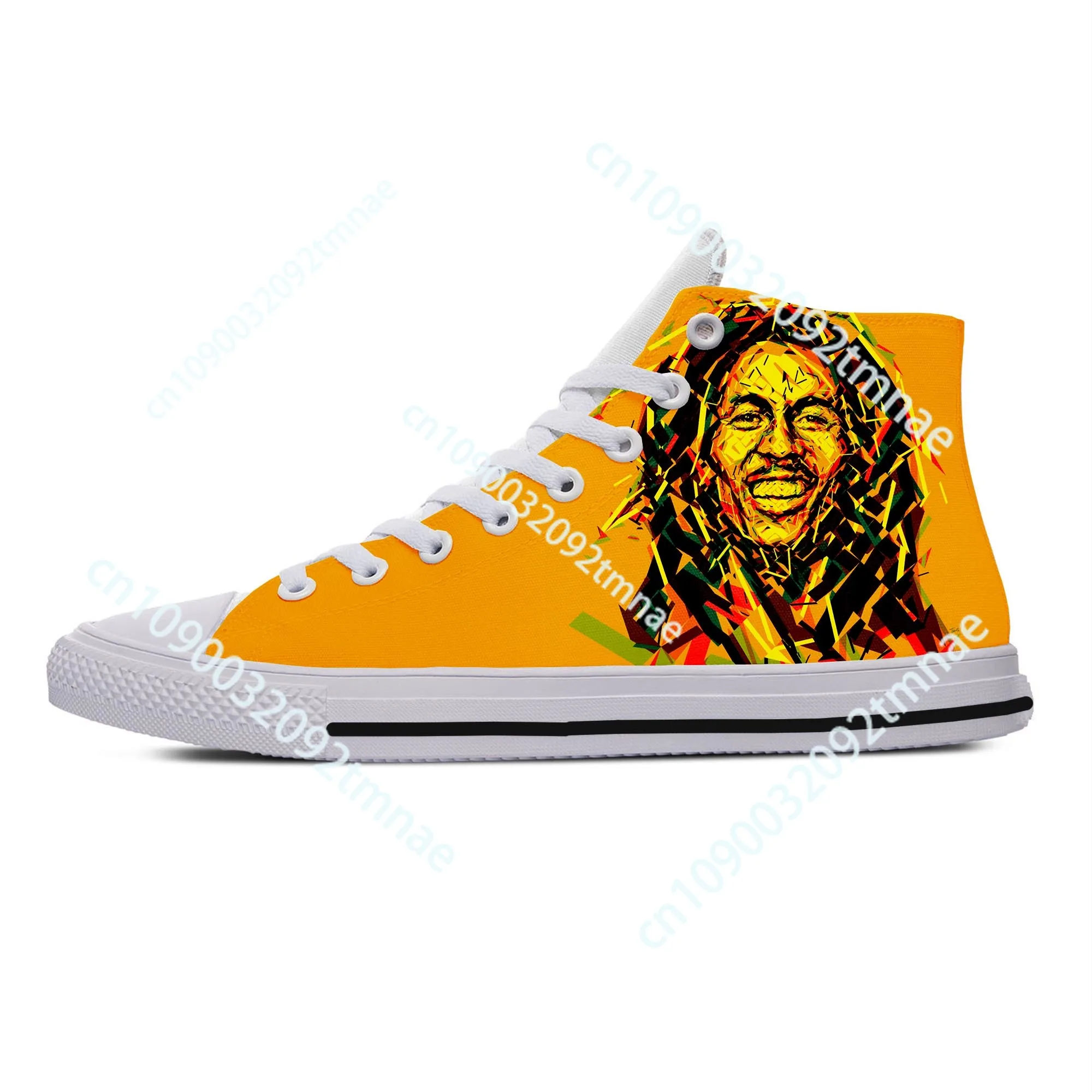 Hot Cool Bob Marley Fashion High Sneakers Summer Men Women High Quality Handiness Custom Shoes Classic High Help Board Shoes