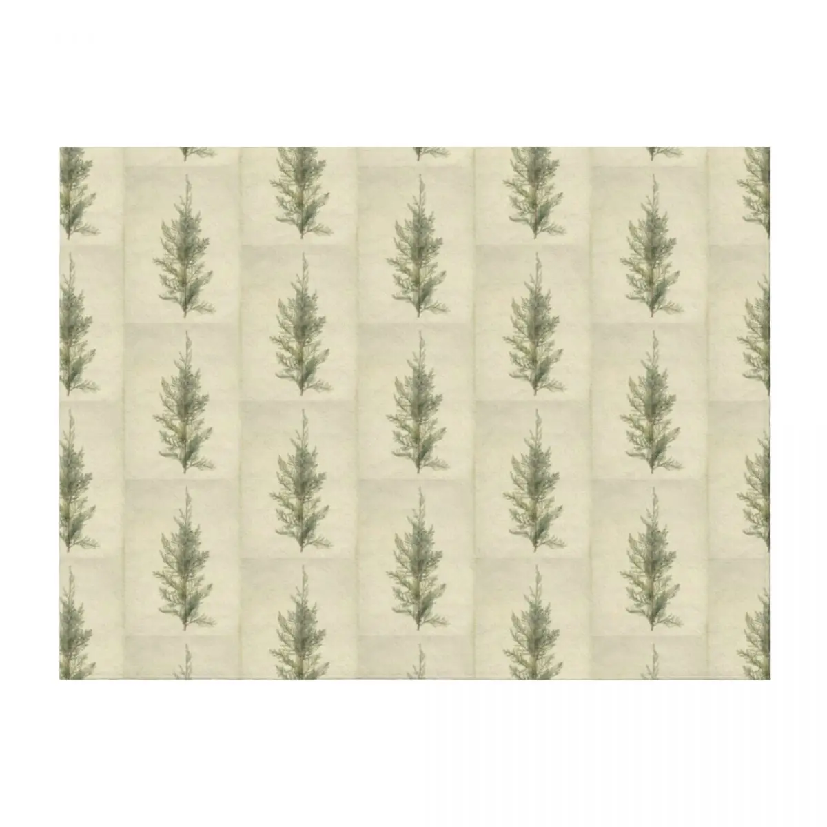 

Botanical Juniper Throw Blanket Decorative Sofa Camping Summer Beddings for sofa Blankets