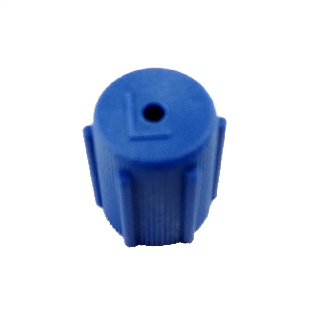 

R134a AC Charging Port Cap 13mm Plastic Service Covers with Seal for Car Low High Pressure Air Conditioning Refrigerant Kit
