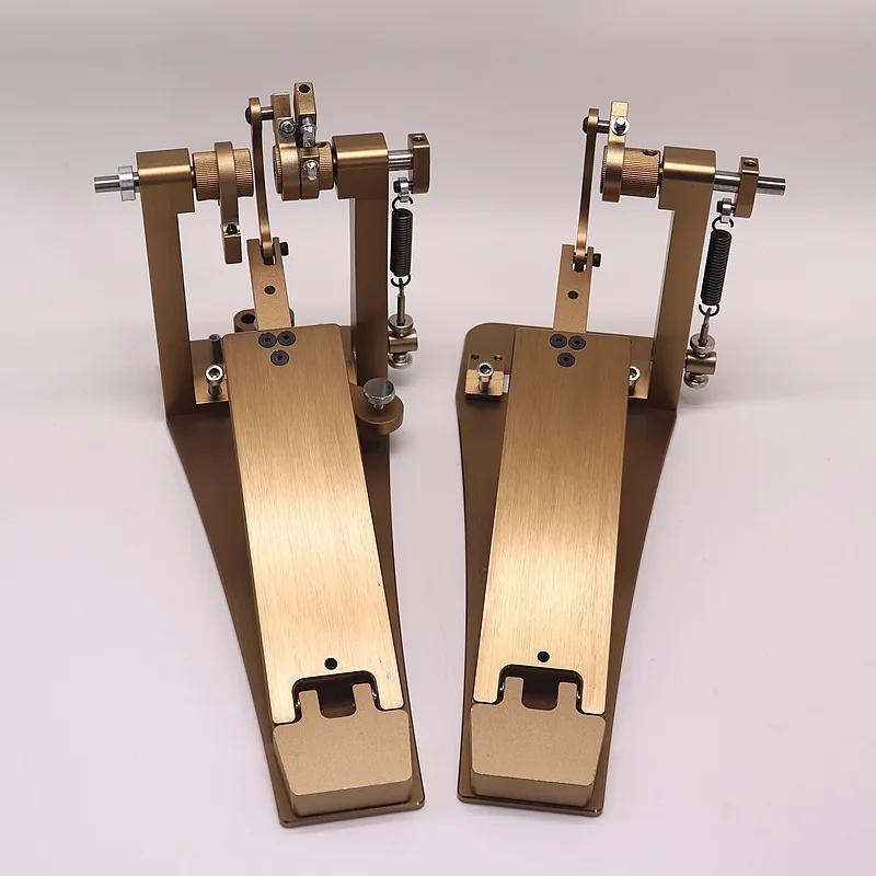 Golden Drum Stand, Double Step Pedal, Jazz Drum, Double Step Pedal, Foot Drum Practice, Hammer Instrument Accessories，new