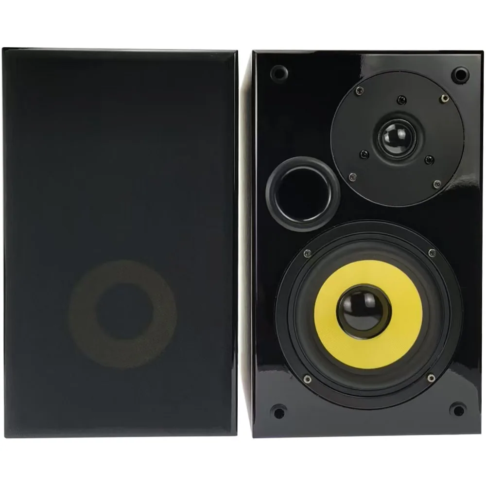 5 inch 8 ohm 200W 2.0 Stereo Passive Speaker HiFi Loudspeakers Bookshelf Home Speakers For Amplifier Audio