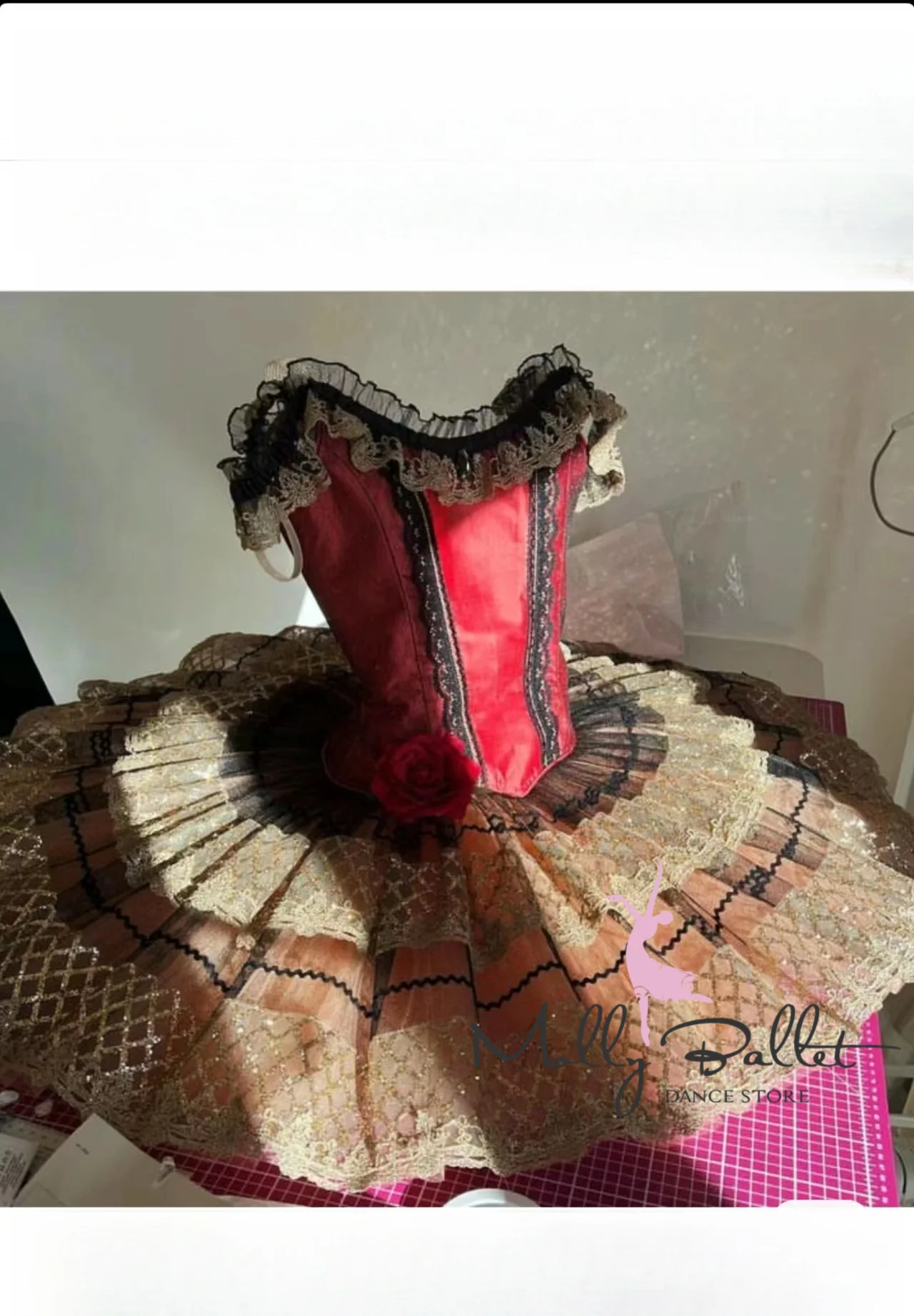 

Элитная балетная юбка-пачка MOLLY ручной работы на заказ в стиле «Спящая красавица» и «Дон Кихот» для взрослых и детей