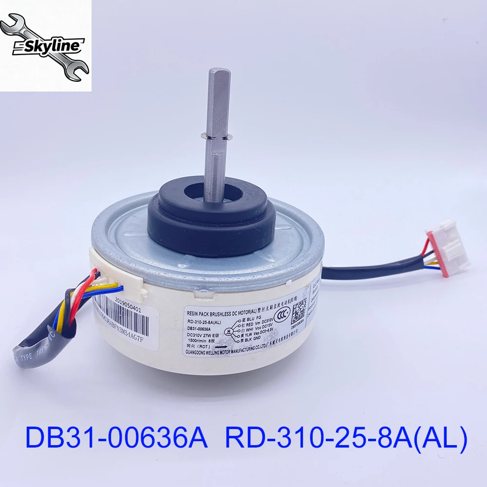DB31-00636A Air Conditioner Fan Motor, DC310V 27W 1500rpm RD-310-25-8A(AL) SIC-41CVJ-F127-2