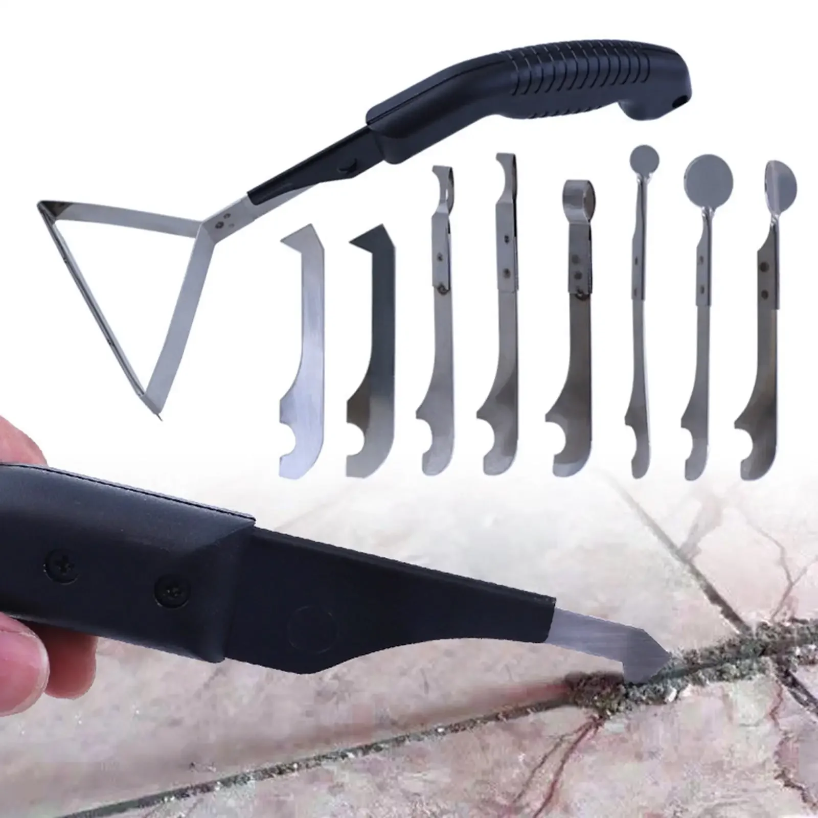 Flat internal and external corner filling, cleaning, scraper, glue press, joint knife, pointing scraper, beauty joint tool