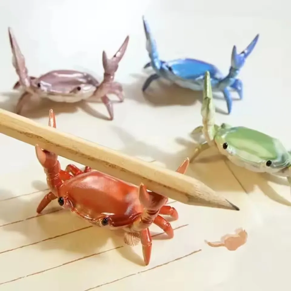 Multifunctional Weightlifting Crab Pen Holder Storage Item Lifting Pen Holder DesktopCreative Personalized Decoration Model Gift