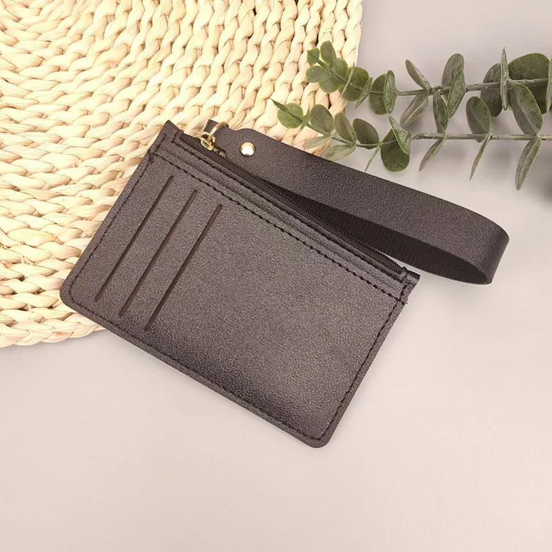 New Woman Fashion Ladies Bank Card Holder Coin Purses Designer Women Purse Zipper Design Men Wallet Mini Purse Unisex Bags C020