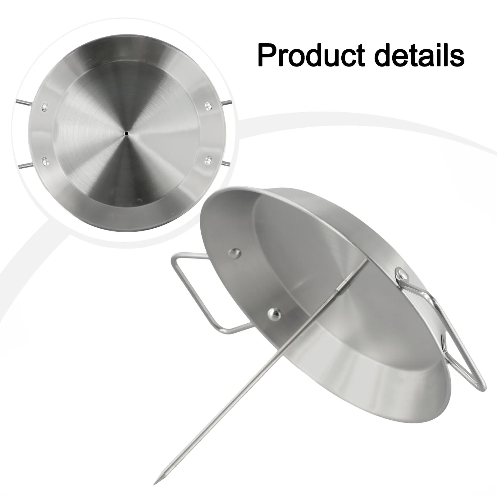 

Stainless Steel Vertical Skewer For Grill BBQ Chicken Skewer With 3 Spikes For Rotating Grills And Shawarma Machines