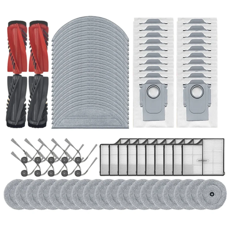 A39M Accessories For Roborock Saros 10 / S9 Maxv Ultra Main Roller Side Brush Filter Hepa Mop Pad Dust Bag Replacement Parts