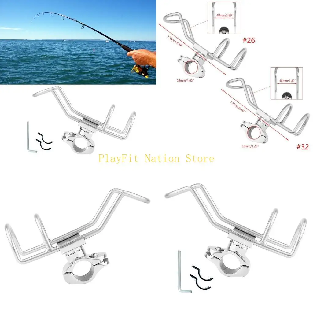 

242F Регулируемый держатель удочек для рыбацкой лодки с большим зажимом и кронштейном для стойки для удочек