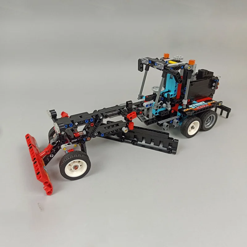 512 pièces MOC niveleuse routière modèle technique blocs de Construction Construction assembler bricolage créatif idée cadeau de noël brique jouets enfants