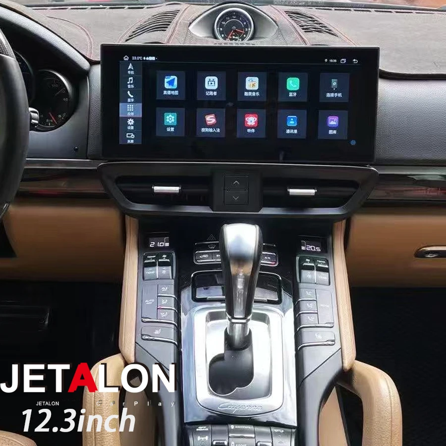 

Auto Radio Stereo For Porsche Cayenne 2010-2017 Android Carplay 4G WIFI BT 12.3'' Multimedia AHD Video Player GPS Navigation HU