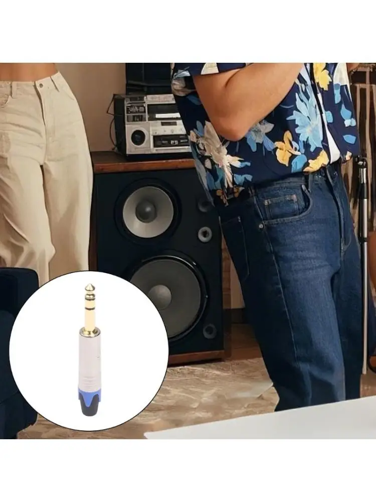 

Y1UB 6.35mm 1/4inch Solder Type Stereo Plugs for Customs Audios Cable Projects