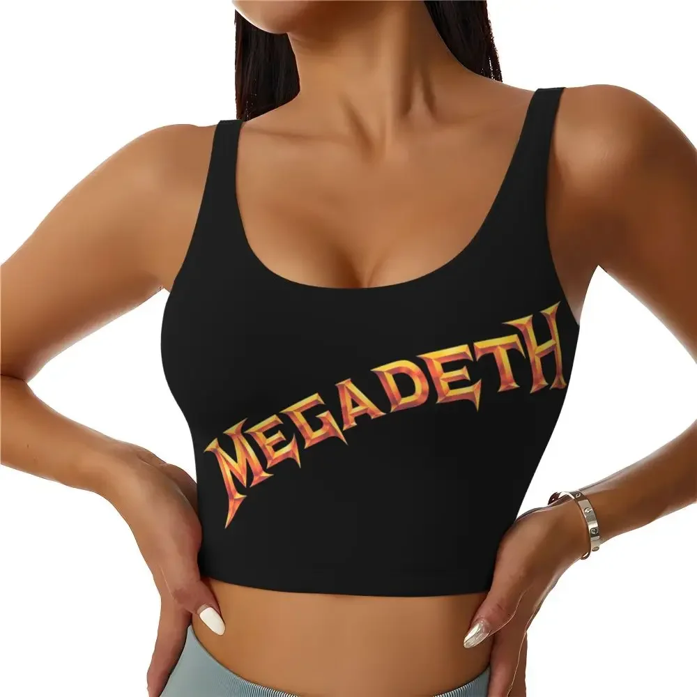 

Custom Slipknots Workout Crop Tank Tops for Women Seamless Heavy Metal Rock Music Gift Running Yoga Sports Bras