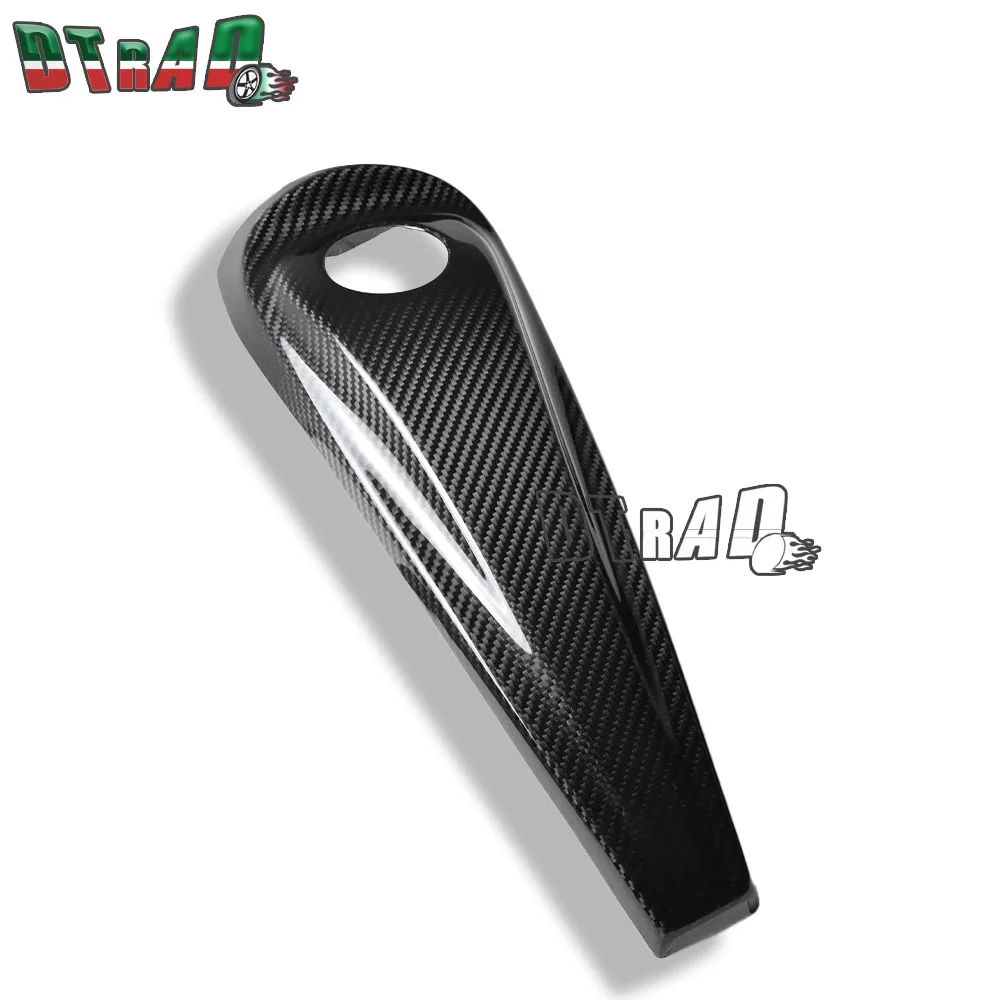 Motorcycle Twill Gloss Carbon Fiber Dash Fuel Console Gas Tank Cap Cover For Harley Touring CVO Electra Road Street Glide 08-22