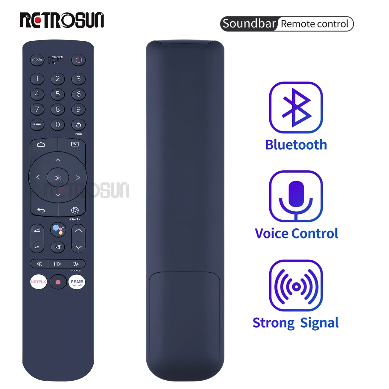 

New Voice Remote Control for telecable T4HIU200735K ALVA L1