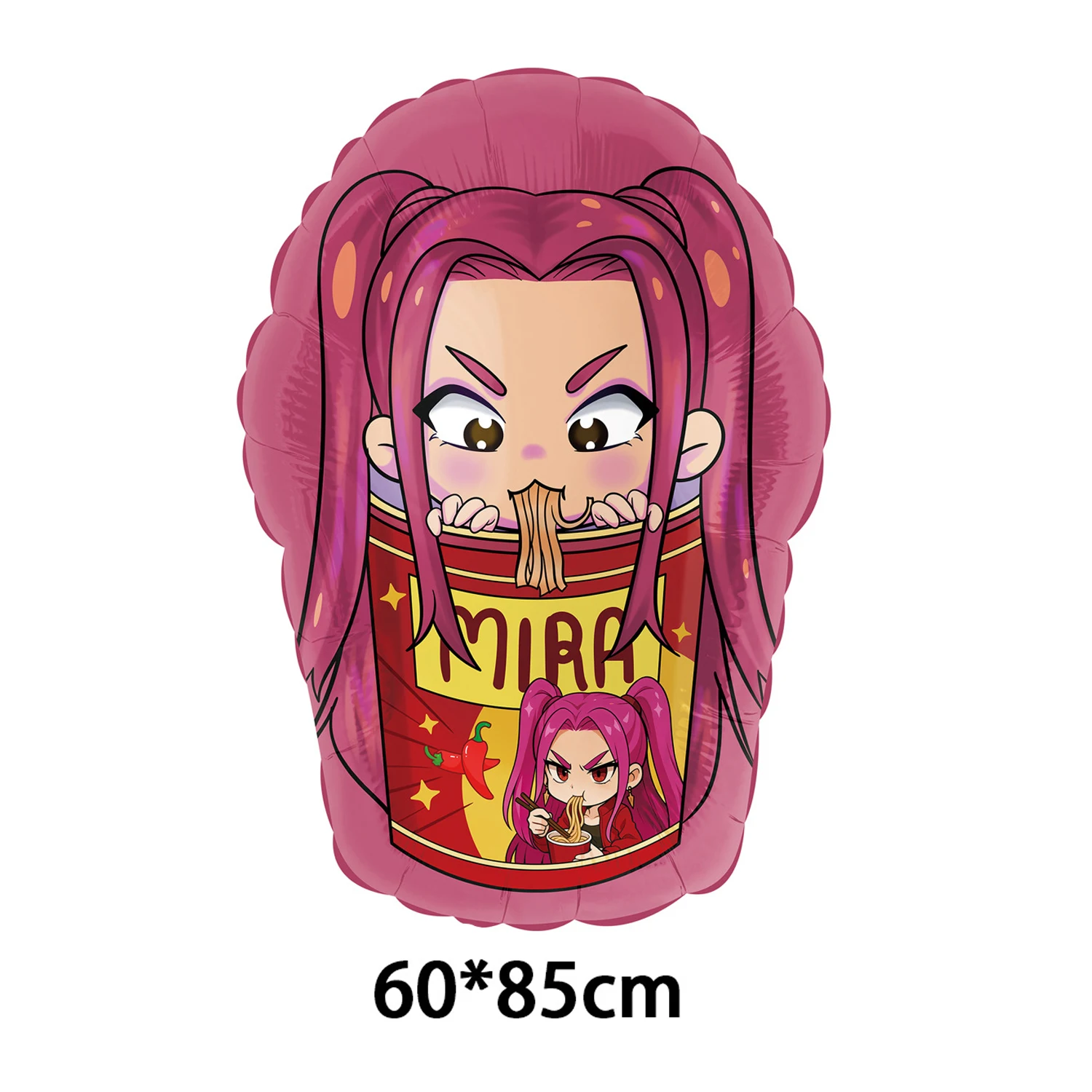 مجموعة بالونات حفلات أعياد الميلاد من Demon Hunters لتزيين حفلات الفتيات Kpop Anime Kids لوازم الحفلات هدية كشك الصور #3