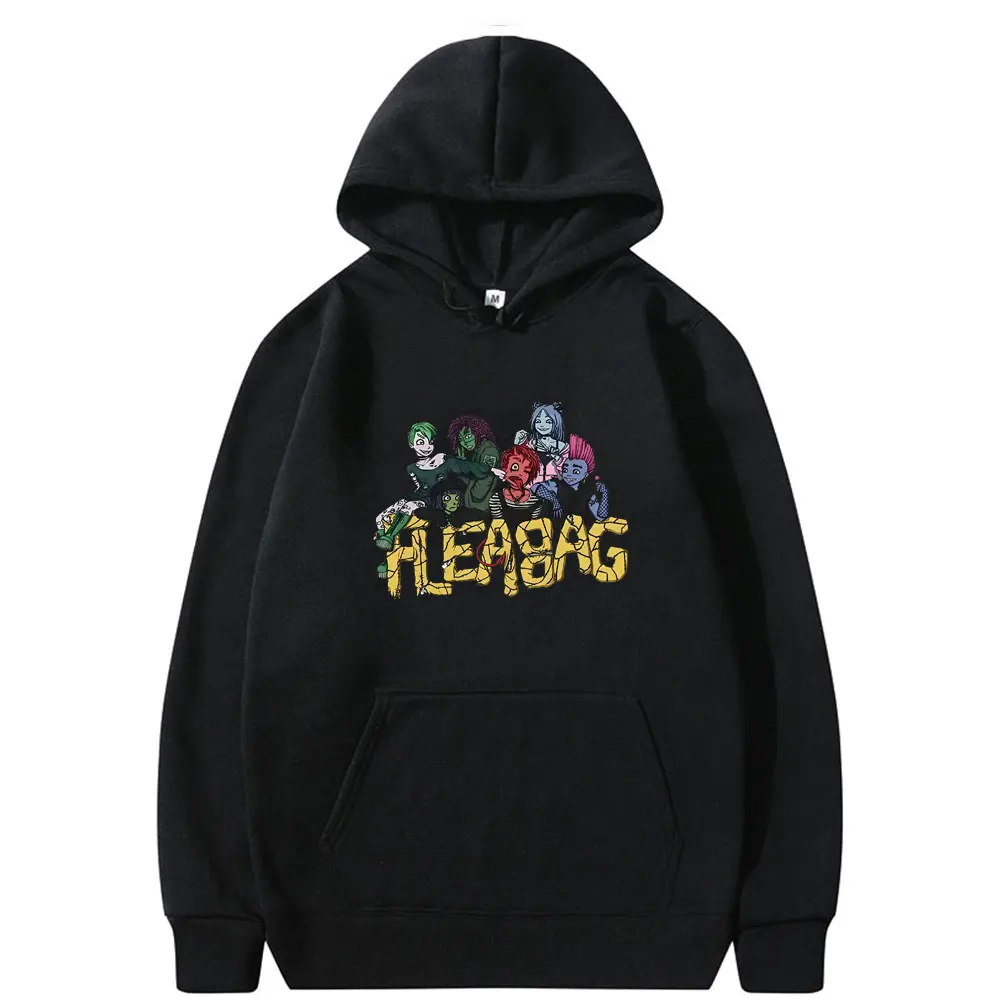 

Rocker Yungblud Fleabag Cartoon Style Graphic Hoodie Men Women Hip Hop Rock Oversized Pullover Male Casual Vintage Sweatshirt