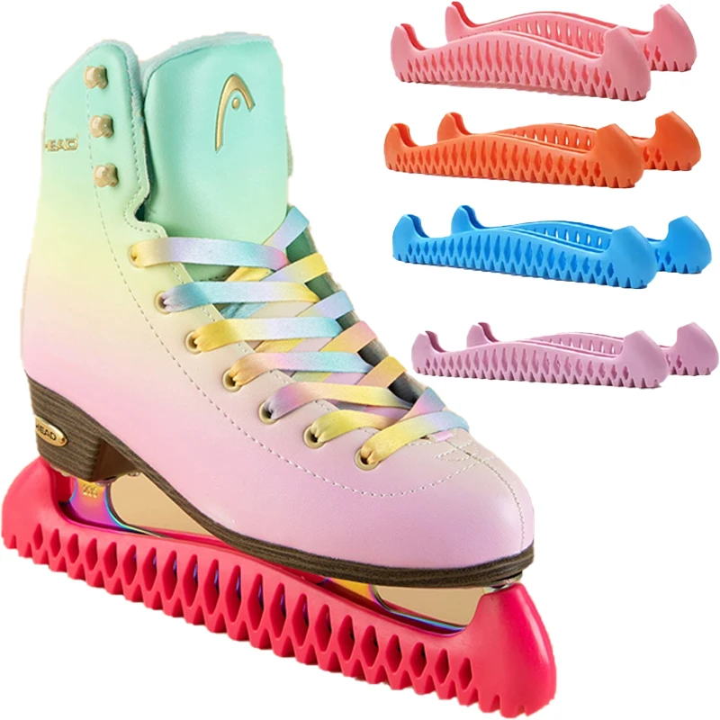 Cubierta de hoja de patinaje sobre hielo de talla grande de TPU, patines artísticos, patines de hielo, patines de Hockey, funda de hoja escalable ajustable para evitar perforaciones