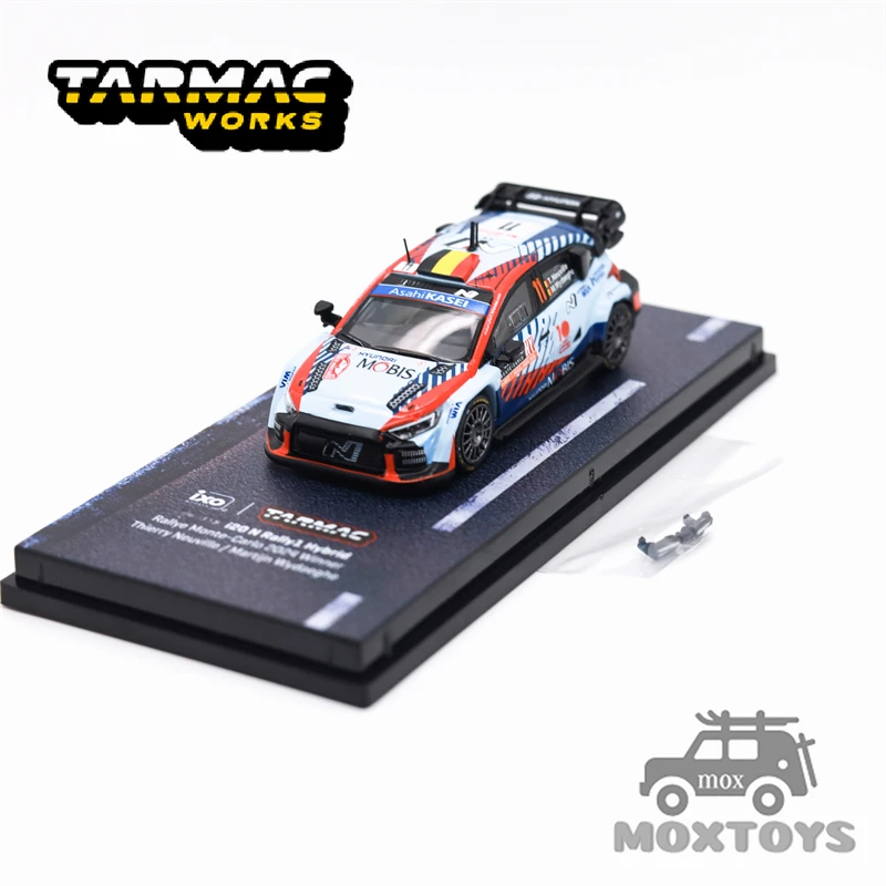 

Tarmac Works 1:64 Hyundai i20 N Rally1 Hybrid Rallye Monte-Carlo2024 Winner Diecast Model Car