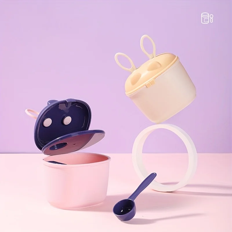 

baby formula container, large capacity portable formula container, multifunctional snack storage box, moisture-proof sealed can