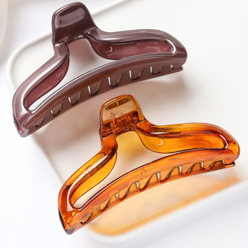 1 قطعة 9.5 سنتيمتر مخالب الشعر الطويلة PC دبابيس الشعر دائم مقاوم للماء مشبك شعر السلطعون ل أوبدو تصفيفة الشعر إكسسوارات الشعر للنساء والفتيات