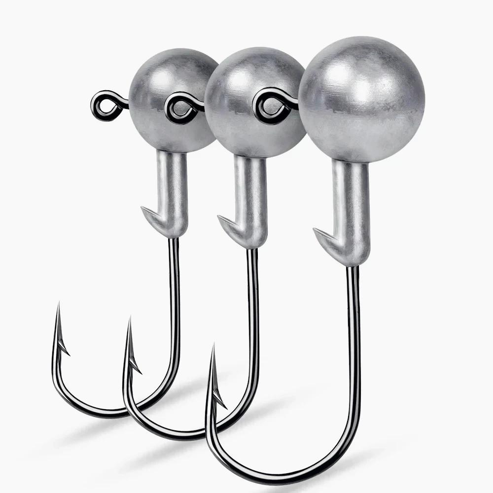 Fishing Hook 1g 2g 3.5g 5g 7g 10g 12g 20g Crank Jig Head Hook Head Jig Lure Hard Bait Soft Worm Fishhook Jig Hook For Fishing view 2