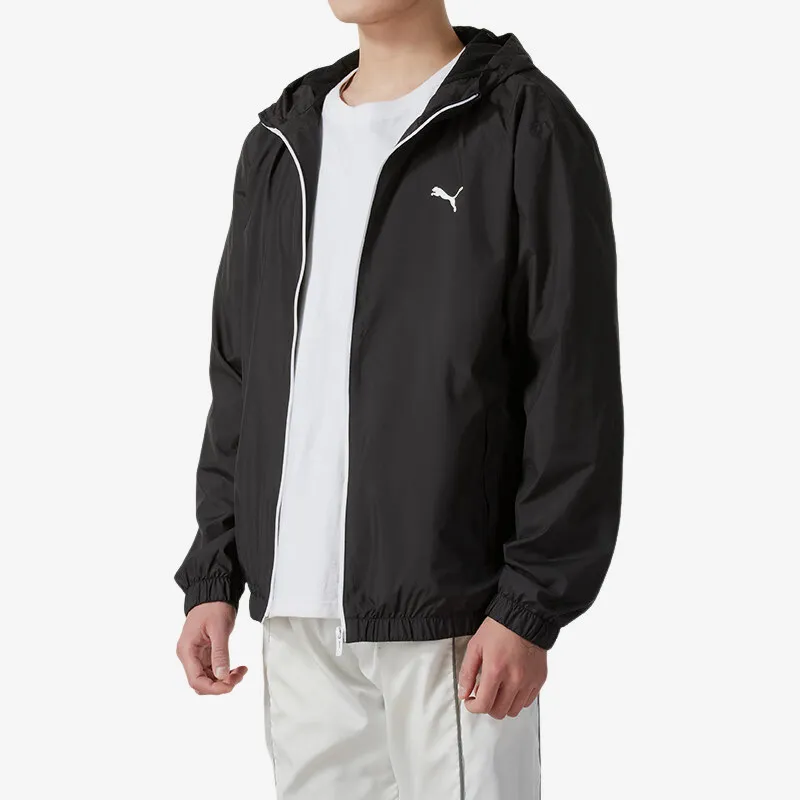 

2026 Sport PUMA 69134501 Mens Woven Hooded Jacket Full Zip Adjustable Hood Casual Outerwear
