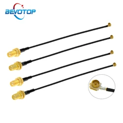 1pcs  Cable SMA Female to uFL/u.FL//-1  1 Male Plug WIFI Antenna RF Cable RG1.13 Pigtail Extension