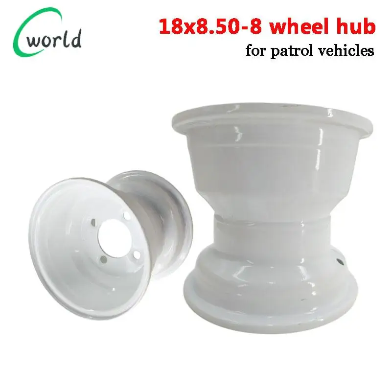Modified golf cart four-wheel electric patrol car 8-inch wheel hub 18X8.50-8 aluminum alloy wheel hub modification part