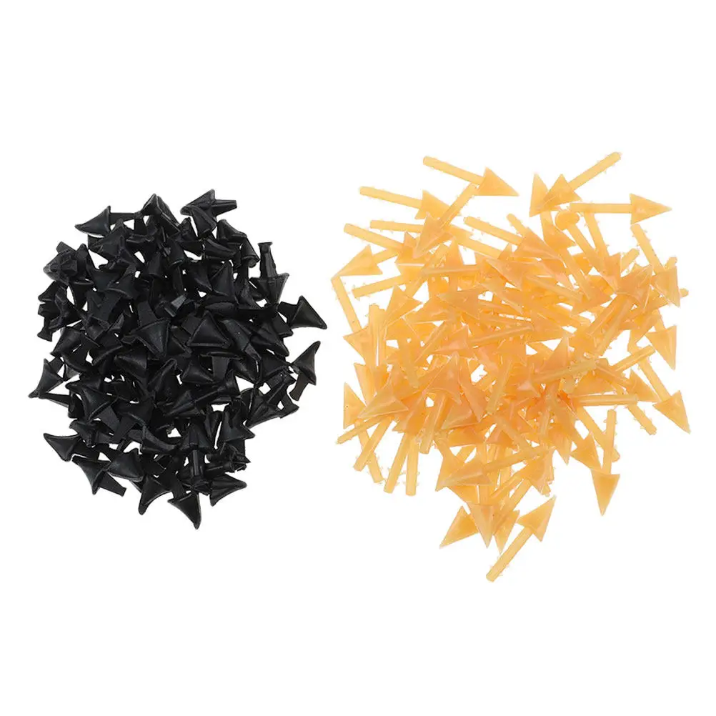 300Pcs Plastic Bird Beak DIY Craft Parts Fake Animal Beak Inserts for Chicken Accessories Pet Bird Mouth Inserts