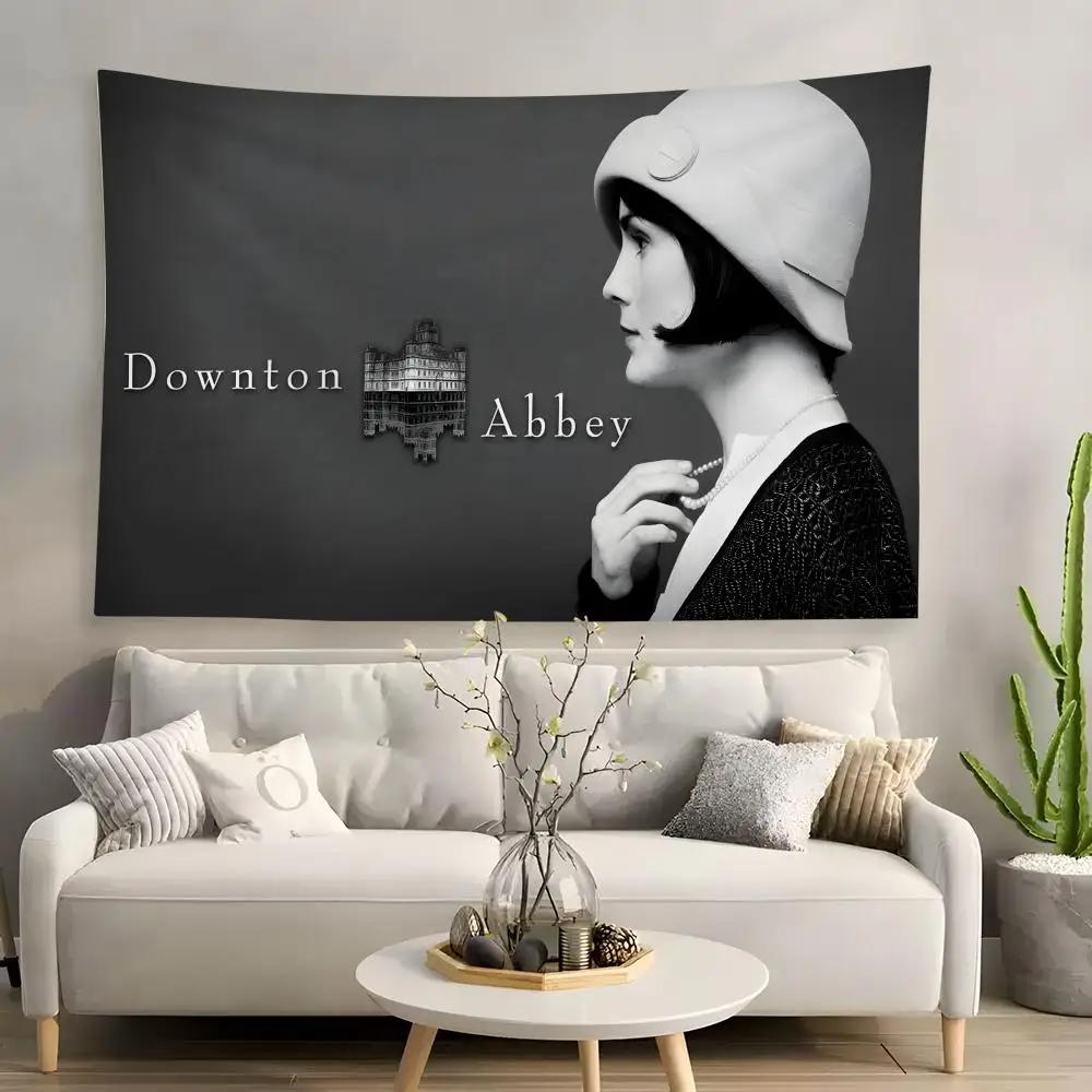 Downton TV series Abbey Tapestry House Bedroom Living Bar Garden Microfiber Decoration Background