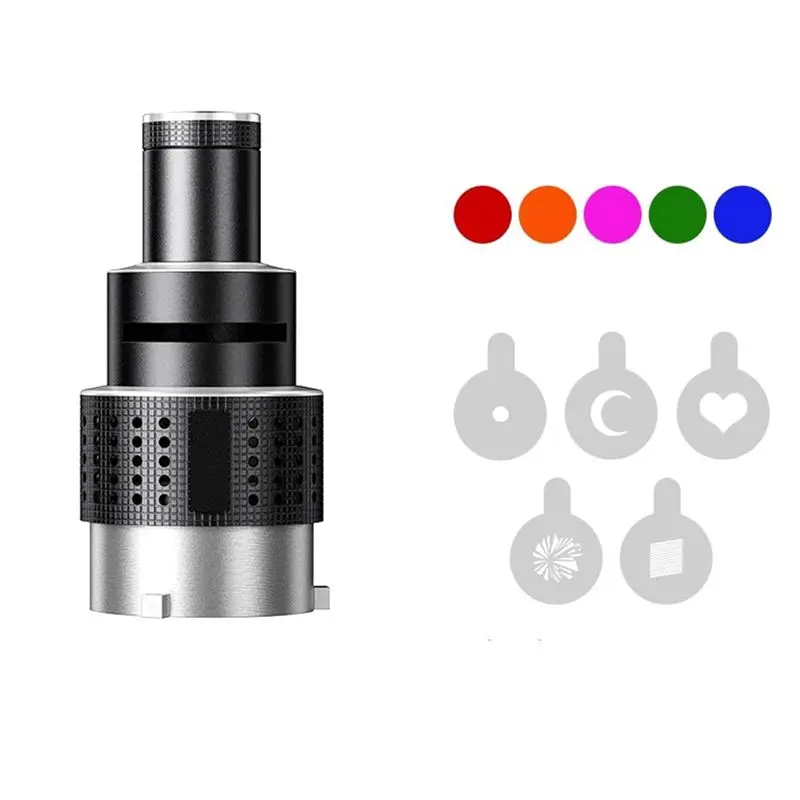 

Акция! Набор для фотостудии: коническая линза-снуут для вспышки с креплением Bowens, оптический прожектор и 5 гобо-формователей для моделирования света