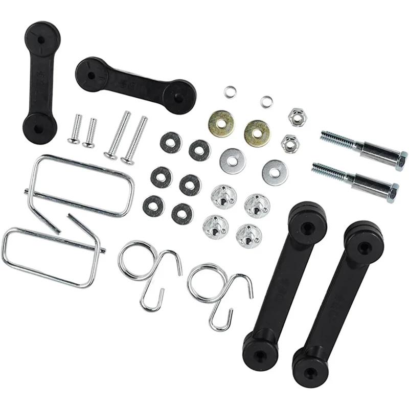 

BYBS-Mulch Cover And Mounting Hardware Lawn Mower Bagger Grass Chute Latches For John Deere Sabre Scotts Lawn Lawn Mower Deck Pa