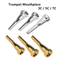 Trumpet Mouthpiece 7C 5C 3C Professional Alloy Musical Brass Instrument Trumpet Accessories For Bach Beginner Exerciser Part