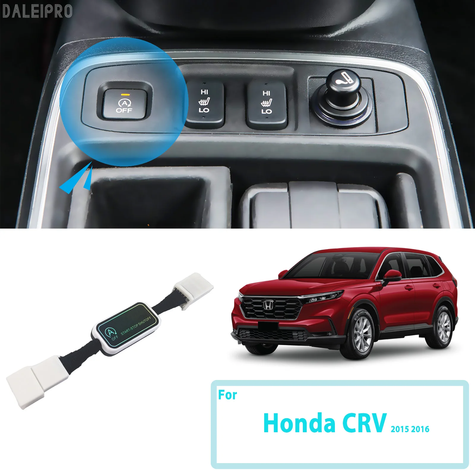 لهوندا CRV CR-V 2015 2016 نظام محرك إيقاف التشغيل التلقائي تعطيل إغلاق ذكي للسيارة مزيل إيقاف التشغيل التلقائي