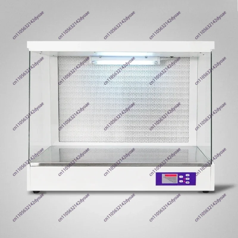 Flow Hood LED CNC Panel with UV Germicidal Lamps Horizontal Laminar Flow Hood Class 100 SW Benchtop All Steel Laminar
