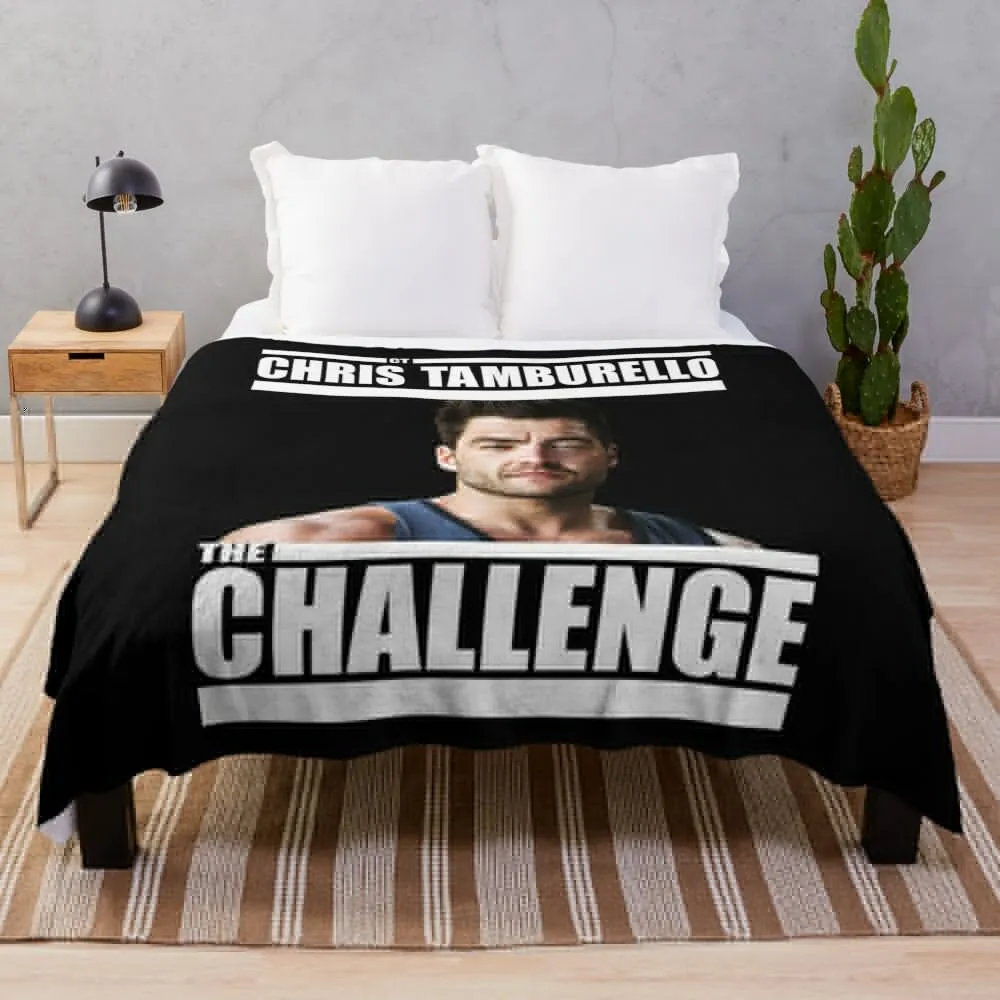 

The Challenge Ct Shirt Throw Blanket manga Flannel Fabric halloween Bed Luxury Throw Blankets