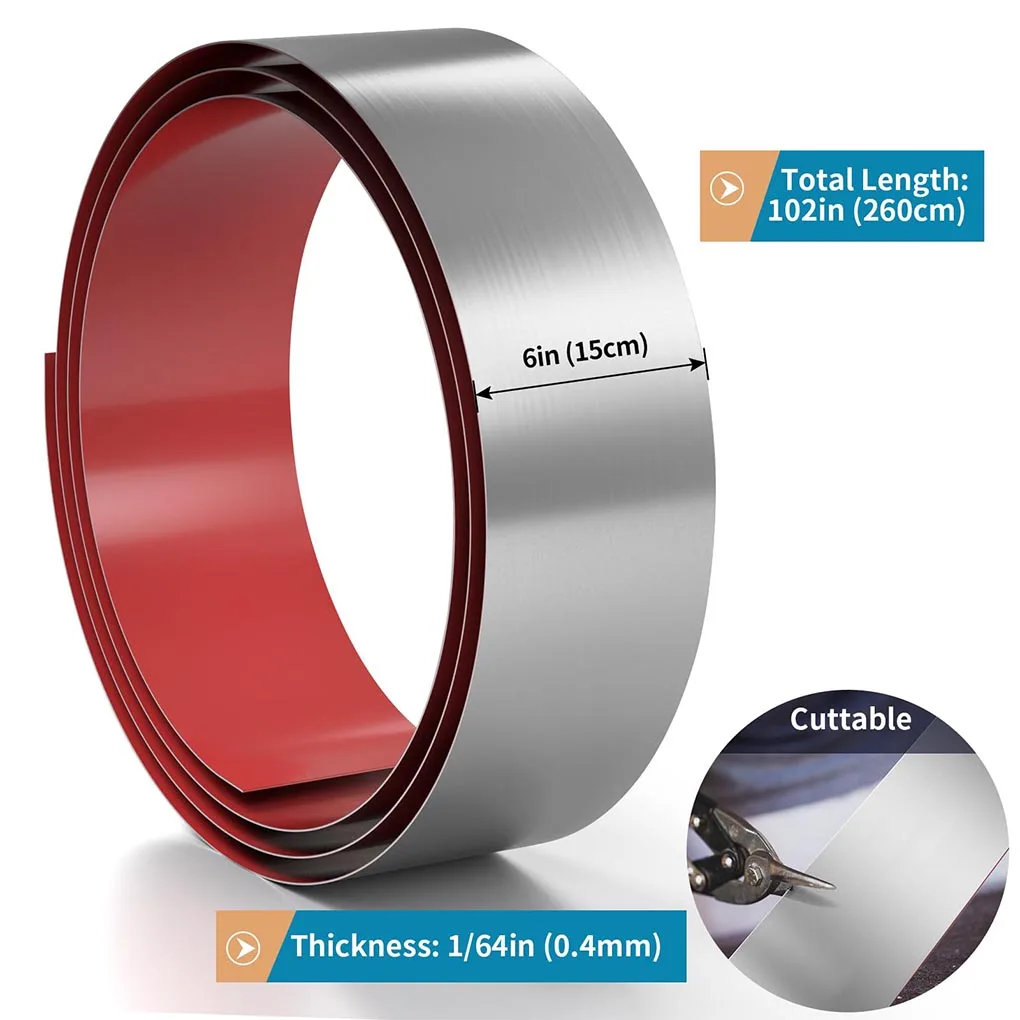 L Shaped Baseboard Stainless Steel Toe Kick Cover For Scratch Prevention 10cm X 260cm Baseboard B 10X260CM