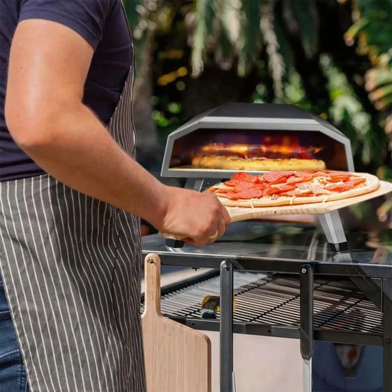 حار بيع شواء منضدية 12 بوصة في الهواء الطلق فرن بيتزا الغاز Horno Para Pizza للبيع