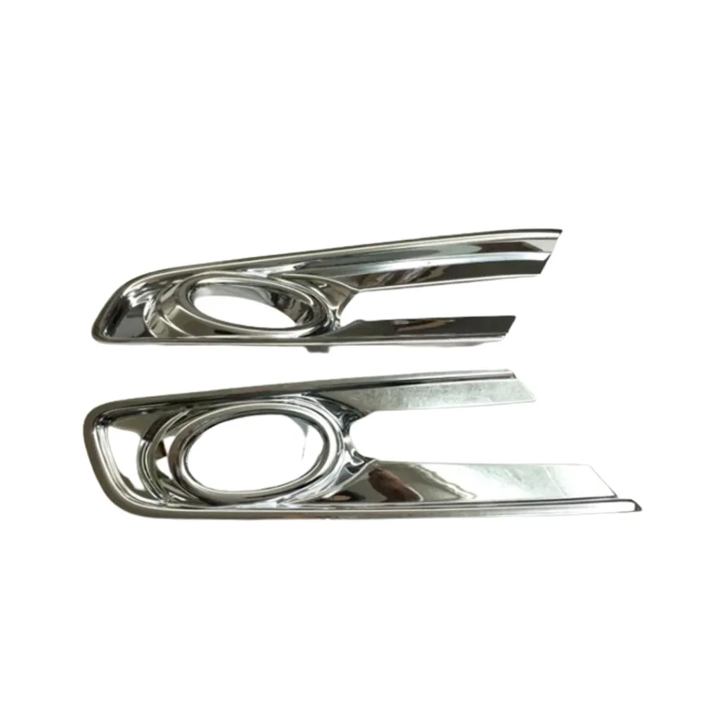 Car Body Front Fog Light Lamp Detector Frame Stick Styling ABS Chrome Cover Trim For Honda Accord Sedan 9th 2014 2015 2016 2017