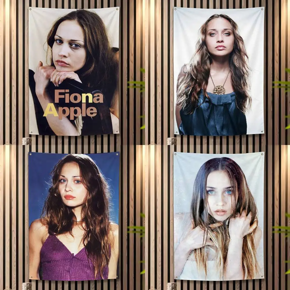F-Fiona A-Apple Flags Wall Hanging Tapestry Outdoor Garage Room Decorative flag Background Blanket